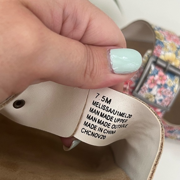 Unionbay Floral Sandals, Vegan, Size 7.5 - Picture 11 of 16